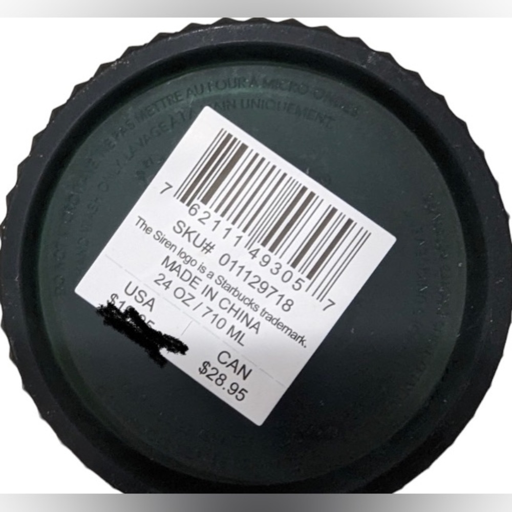 Starbucks Venti Green Matte Studded Tumbler & Matching Cold Cup Keychain! NWT! - Picture 2 of 3